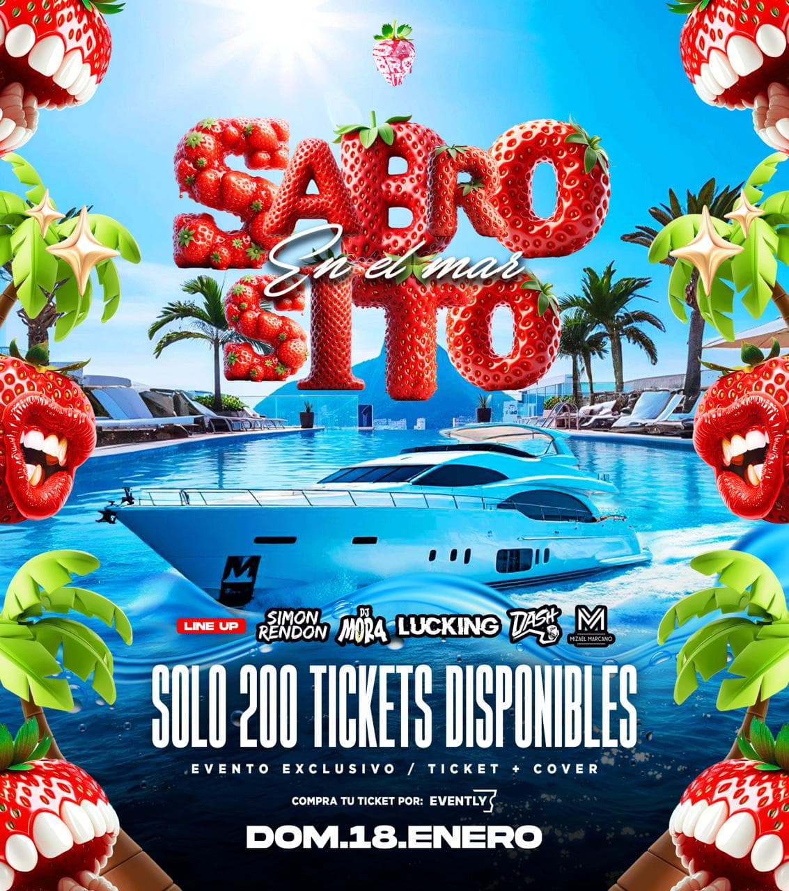 🍓🌊 SABROSITO EN EL MAR 🌊🍓 ✨ música, sunset y flow tropical ✨ image}